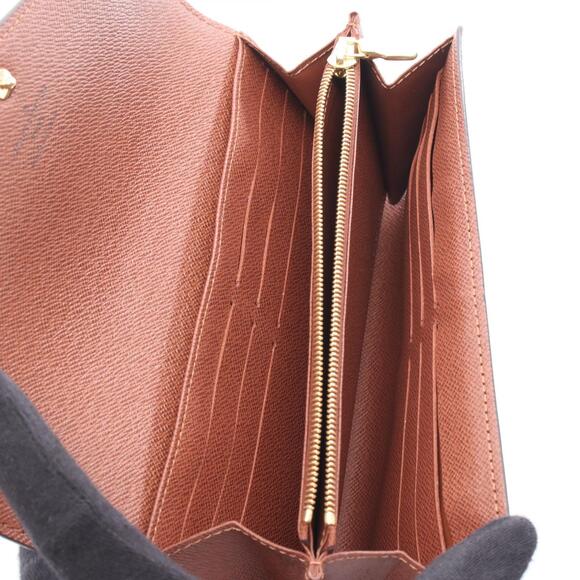 Louis Vuitton Portefeuille Wallet Sarah Bifold Long Monogram Brown - Picture 3 of 7